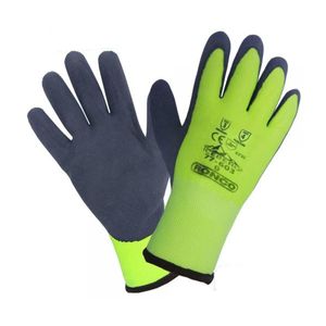 Gloves Latex Palm Coated Hi-Viz Cold Resistant Small 6/bg