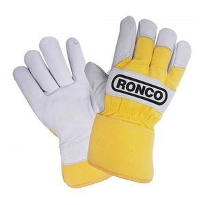 Gloves Grain Leather Fitter Lined One Size 6/bg
