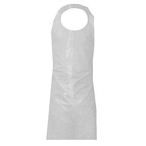 Apron Polyethylene Disposable 1mil 28x48" White 100/bg