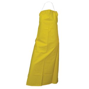 Apron PVC Supported 14mil 35x45" Yellow 24/cs