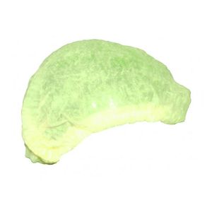 Hairnet Pleated Bouffant Cap Yellow 21" 100/bg