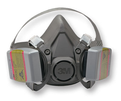 Respirator Half Facepiece 3M 6100 Series Small - Whitebird