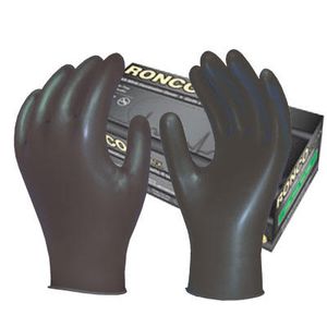 Gloves Nitrile Powder Free Examination Black Medium 4 Mil 100/bx