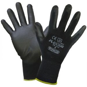 Gloves PU Palm Coated Nylon Flexsor Large 12/bg