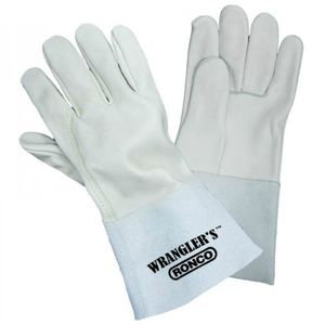 Gloves TIG Welders Fully Lined Wrangler Grain Leather X-Large 6pr/bg