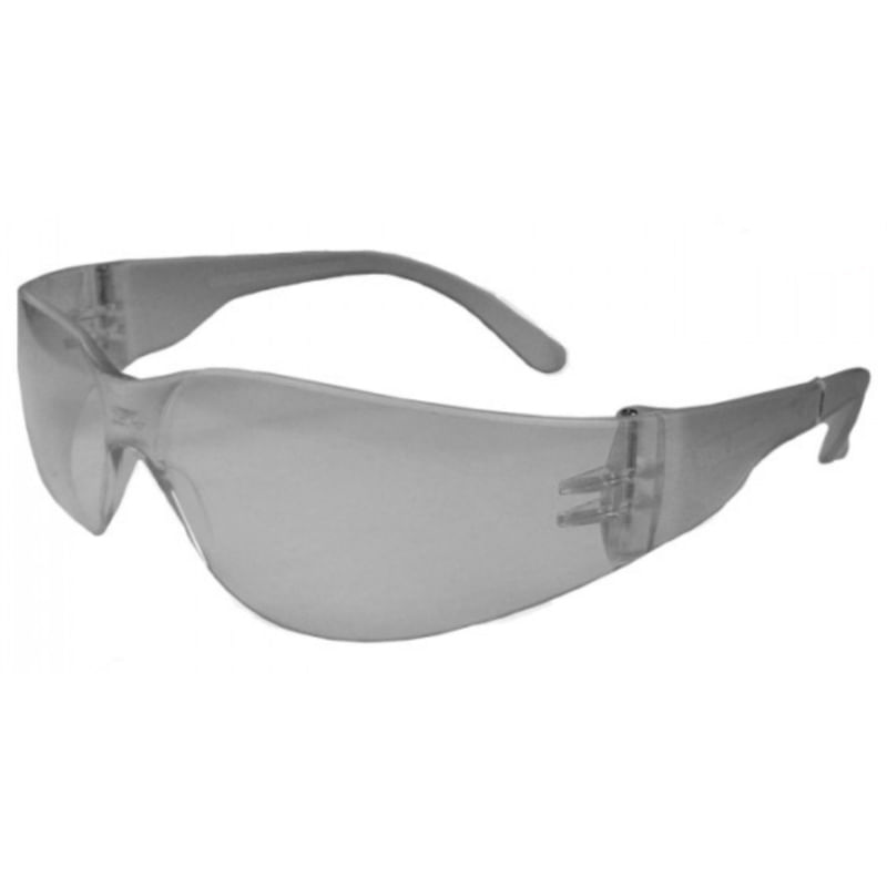 Safety Glasses Nova E+ Series Wrap-Around Smoke 12/bx - Whitebird