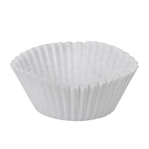 Baking Cup Paper 2 x 1-1/4" White 10,000/cs
