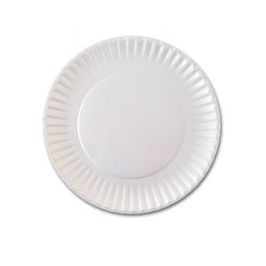 Plates White Paper  6" 1000/cs