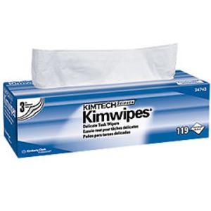 Wipers Kimtech White 12x12" 15x119/cs 34743