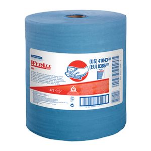 Wipers Wypall X80 Blue 12.5x13.4" 475/rl 41043