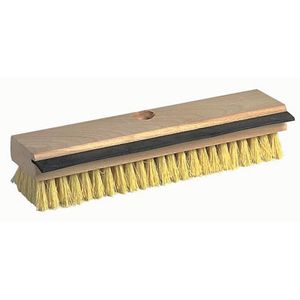 Wood Deck Brush 11" w/Squeegee Polypro Fill