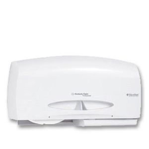 Bathroom Tissue Dispenser JRT Coreless Twin White K.C 09609