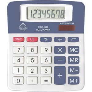 Calculator 8 Digit Handheld X-Large display solar/battery