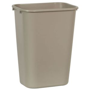 Wastebasket Large Beige 10 gal