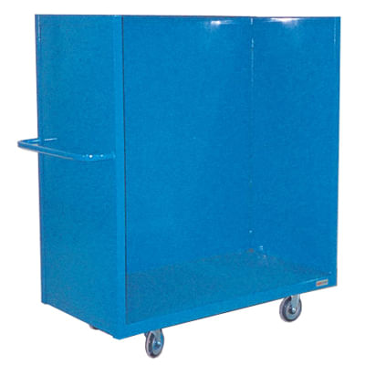Box Cart Three Sided Steel 36