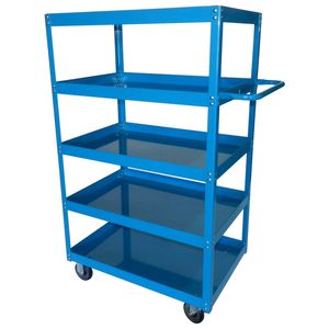 Material Handling Service 5 Shelf Cart 20 x 36"