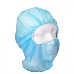 Balaclava light weight Blue Non-Woven Polypropylene 500/cs