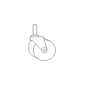 Casters 3" Set of 4  D-9078