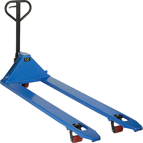 Pallet Truck Extra Long Forks 27" x 78" 4400lb Capacity Whitebird