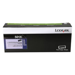 Laser Toner Lexmark 501X Black Extra High Yield Return Program