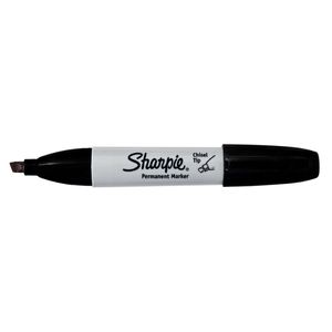 Marker Sharpie Chisel Black 12/bx