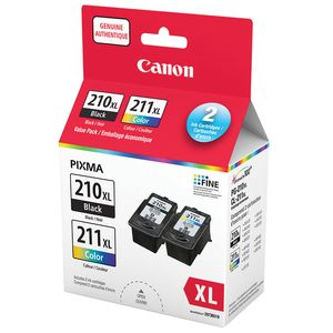 Inkjet Cartridge Canon #210XL #210XL/#211XL Black/Colour High Yield