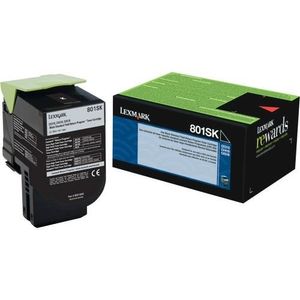 Laser Toner Lexmark #801SK Black