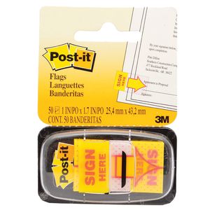 Flags Post-It "Sign Here" 50/pk