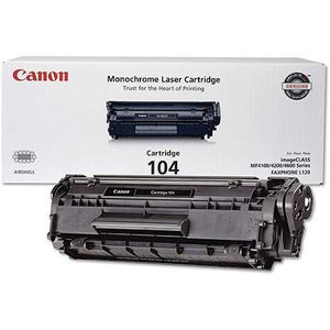 Laser Toner Canon #104 Black Yield 2000 Pages