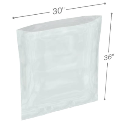 Bags Flat Poly 2 Mil 30x36