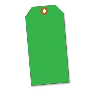 Shipping Tag #8 6-1/4x3-1/8" Green 1000/bx