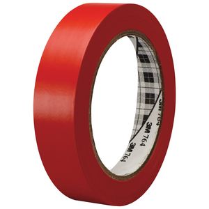 Tape 764 Vinyl General Purpose Red 24mm x 33m 36/cs