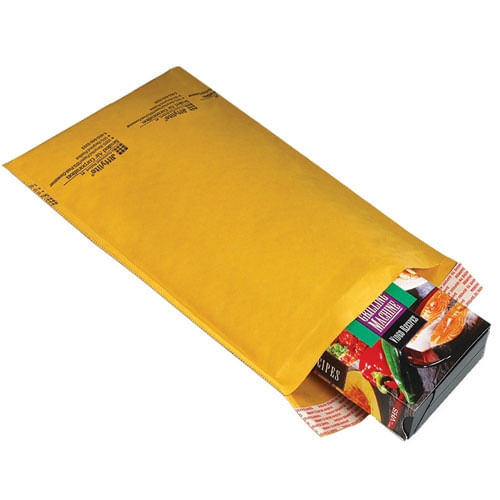 Mailers Bubble 000 4x8 250/cs Kraft Whitebird