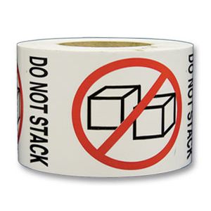 Labels Do Not Stack 4x6" 500/rl White