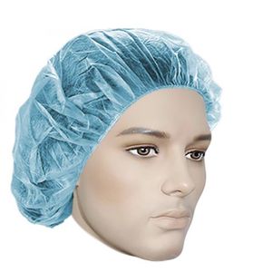 Hairnet Easy Breezy Bouffant Cap Blue 24" 1000/cs
