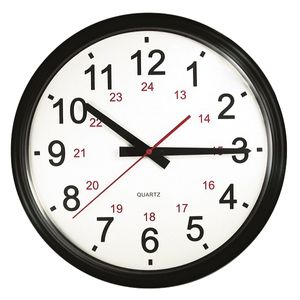 Clock 12" 12 Hour Battery Operated
