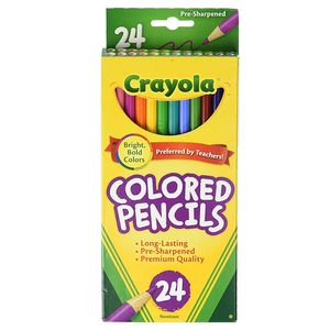Pencils Coloured 24-pack Crayola