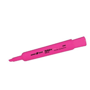 Highlighter Chisel Tip Pink OP Brand 12/bx