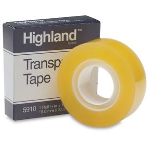 Tape Highland 19mm  x 33m Boxed