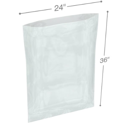 24 x 36 4 Mil Flat Poly Bags