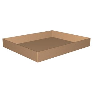 Tray 48-3/4x40-3/4x6 32C Kraft No Closure 250/pallet