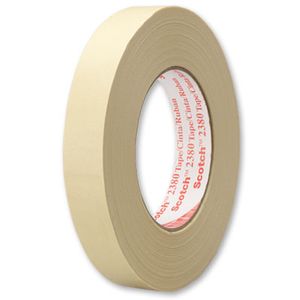 Tape 2380 Performance 3M Paint Masking Tan 48mm x 55m 7.2mil 24rls/cs