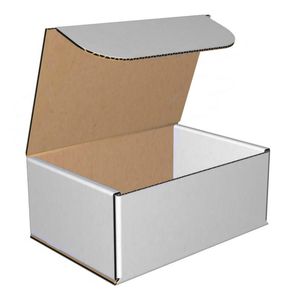Mailers Corrugated 7-1/2x5x3 32B White 50/bndl