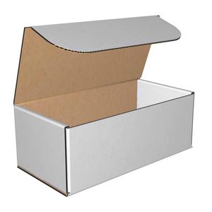 Mailers Corrugated 10x4-7/8x3-3/4 32B White 50/bndl