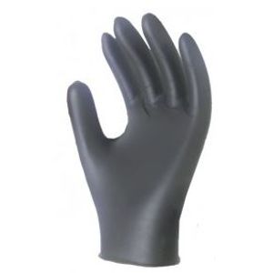 Gloves Nitrile Powder Free Sentron Black 2XLarge 6 Mil 90/bx