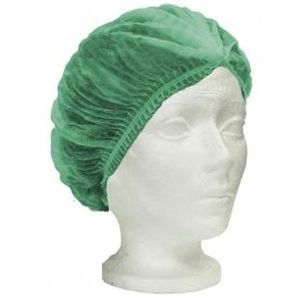 Hairnet Easy Breezy Bouffant Cap Green 24" 1000/cs