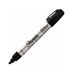 Marker Sharpie Chisel Liquid Tip Black 12/bx