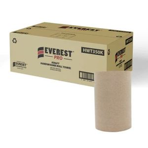 Hand Towel Kraft 350' 12/cs 2" core