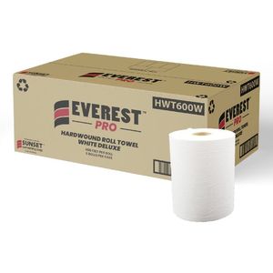 Hand Towel White 600' 6/cs 2" core