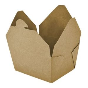 Take Out Food Container #3 8-1/4x6-1/2x2-1/2" Kraft 200/cs